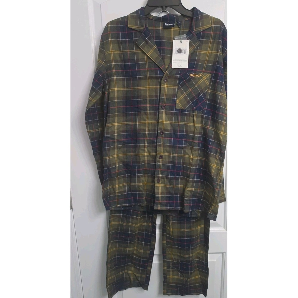 BARBOUR Laith Long Sleeve Pajama Set  Color Classic Tartan Size Small